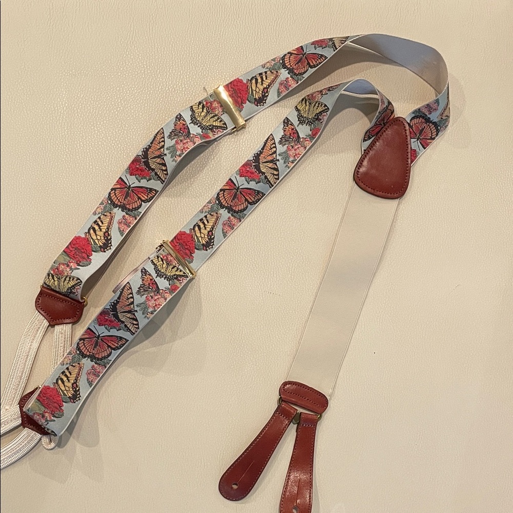 Trafalgar Suspenders with leather Details - Picture 5 of 6